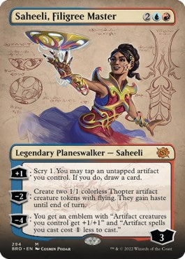 Saheeli, Filigree Master (Borderless)