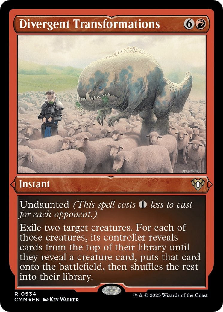 Divergent Transformations (Foil Etched)