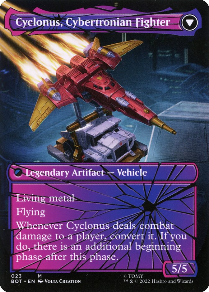 Cyclonus, the Saboteur (Shattered Glass) (Back)